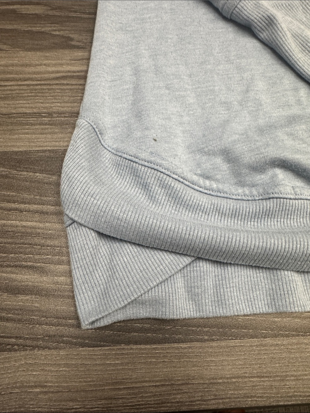 Balance Collection Pale Blue Raglan Pullover Sweatshirt - Picture 5 of 9